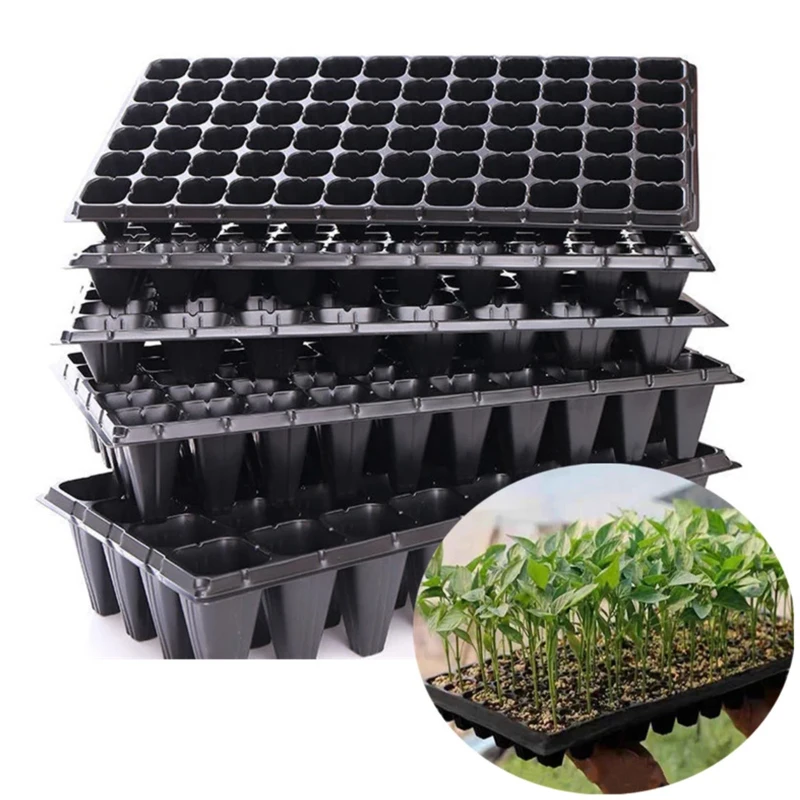 3 Pcs Thickened Seed Trays New Material Anti Aging Durable High Temperature Resistant Used For Vegetable And Flower Seedling