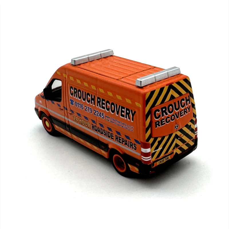 Diecast Alloy Mercedes Rescue Vehicle Van Brinquedos, Escala 1:76, Modelo de carros, Clássicos, Adulto Lembrança, Presentes Colecionáveis, Exibição Estática