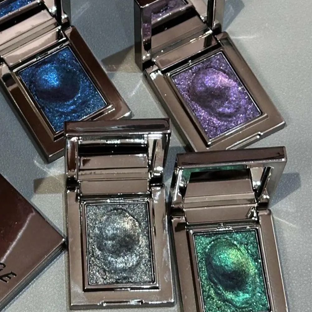 カメレオン スモーク ブルー アイシャドウ プレート メタリック ブロンズ グリーン パープル ダイヤモンド ブライトニング マッシュポテト グリッター ハイライター