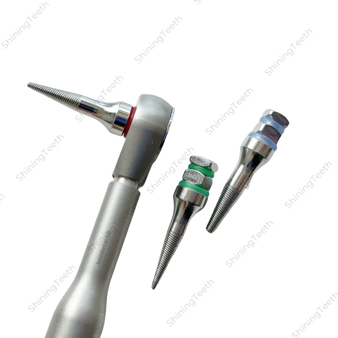 Dental Implant Screw Fixture Removal Kit SOS Broken Screw Extractor Set Green/Red/Blue