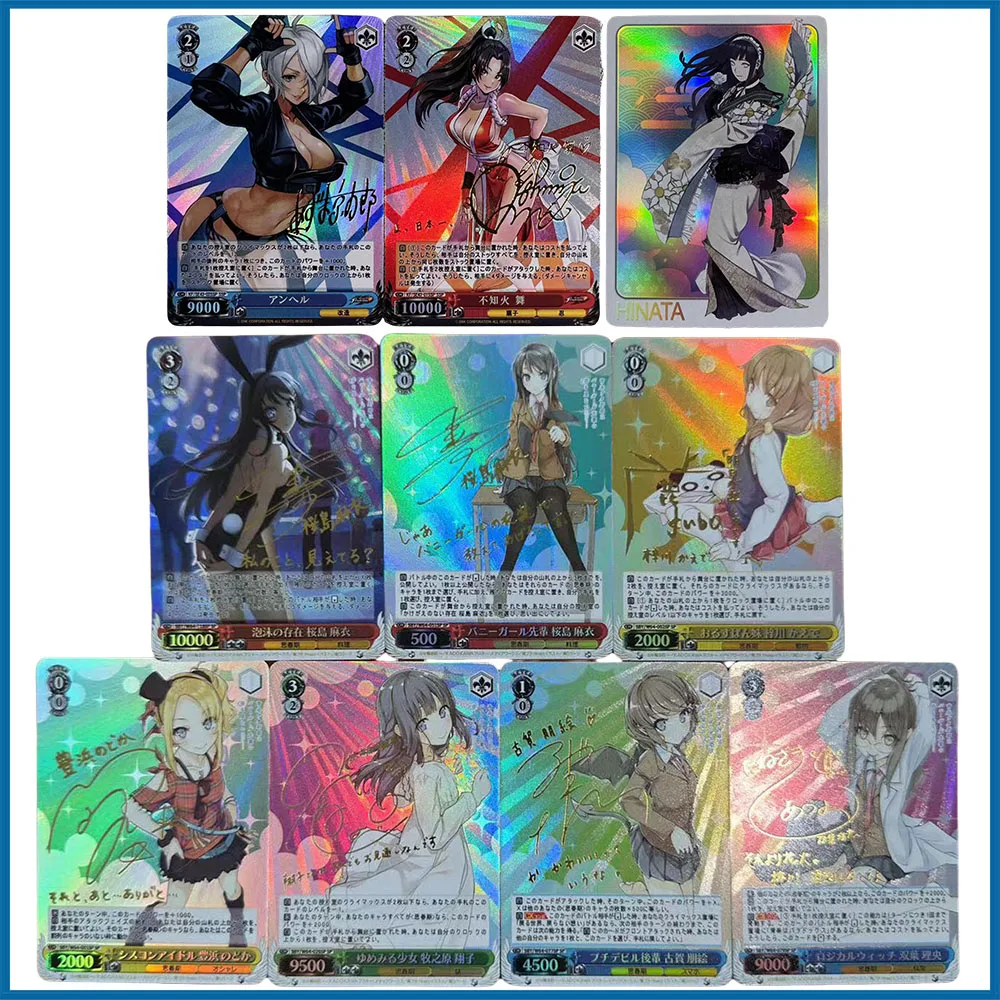 

Anime Goddess Story DIY ACG Mai Shiranui Sakurajima Mai Miku Boy Games Toys Collectible Cards Birthday Gifts Board Game