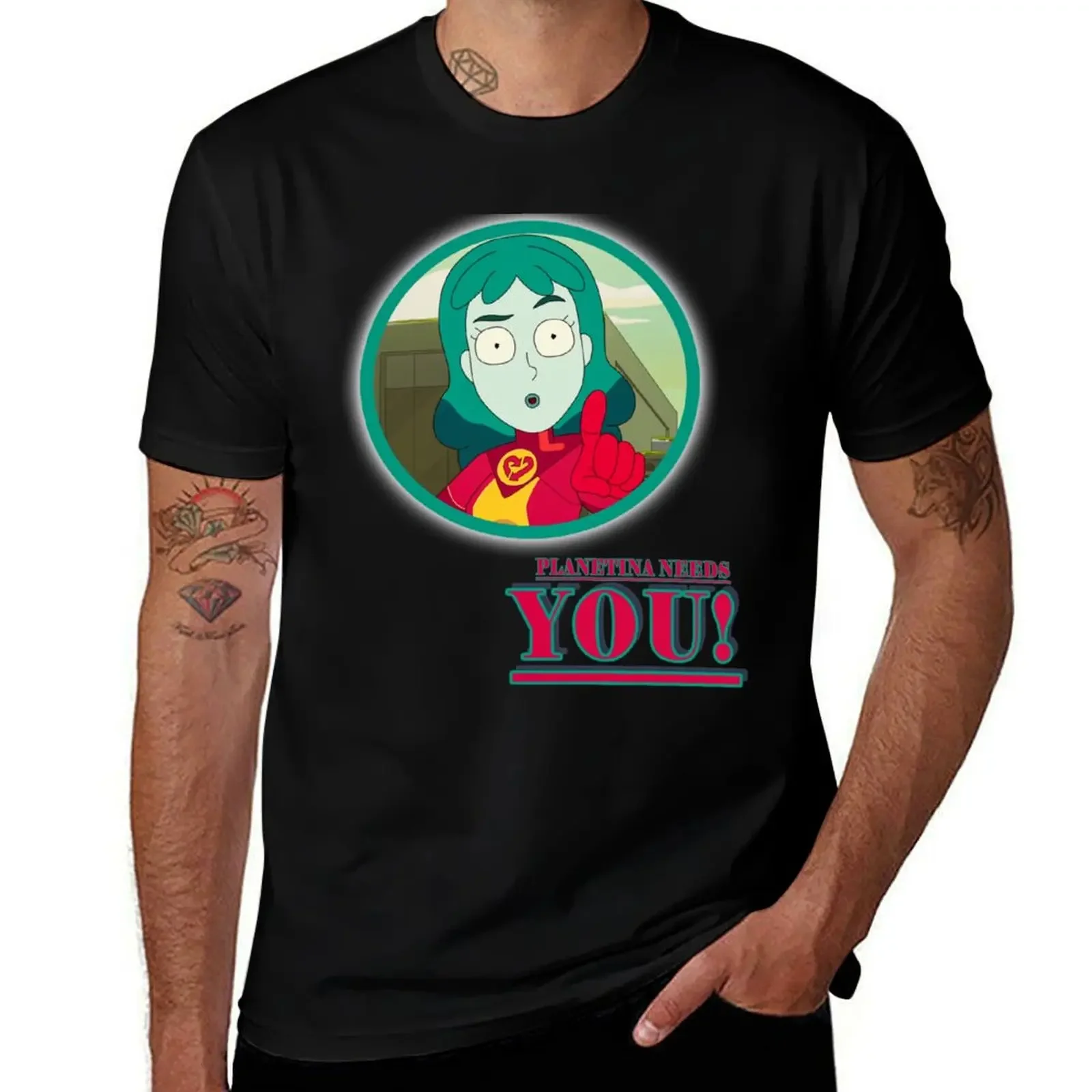 

Planetina Needs You T-Shirt plain cute tops t shirts for men graphic