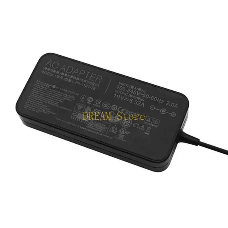 120W Laptop AC Adapter Power 5.5x2.5mm 19V 6.32A for N750 N500 N53S N55 FX50 Laptop Premium Durable Best Sale