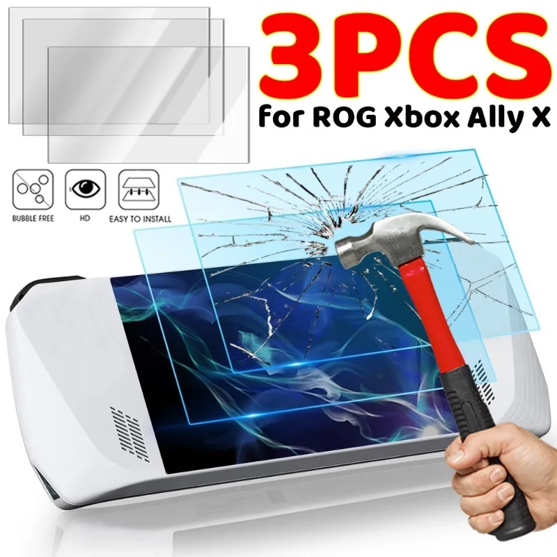 1/2/3PCS HD Tempered Glass Protective Film for ROG Xbox Ally X Anti-Scratch Screen Protector for ROG Xbox Ally X Accessories