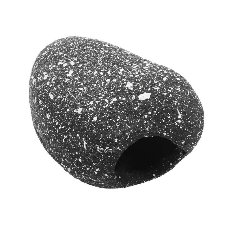 1/2/4Pcs Cichlid Stone Cave Aquarium Fish Tank Pond Ornament Decoration Shrimp Breeding Ceramic