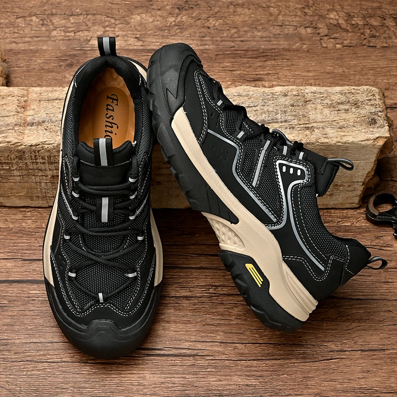 2026 Good Quality Hiking Shoe Unisex Mountain Hiking Shoe Anti-Slip Wide Feet Sport Couples Sneakers Professional Rock Climbing