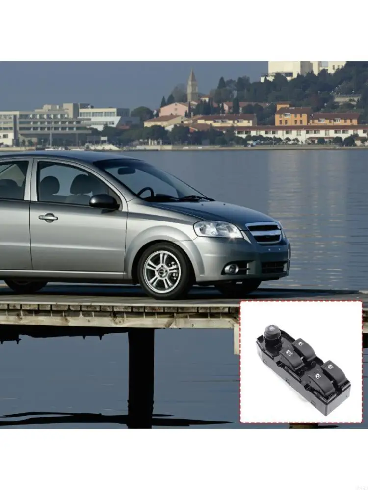  Vehicle Window Control Switches 96418302, 12V ABS Housing for Vehicles, Daily Door Operation Repair Part for Routine Service