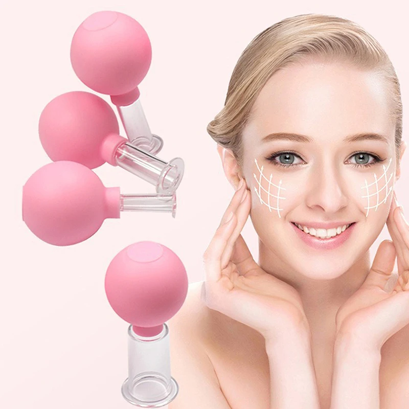 Vacuum Cupping Glass Jar Cellulite Massager For Face Acupuncture Hijama Suction Cup Slimming Fat Burning Health Care Face Sucker