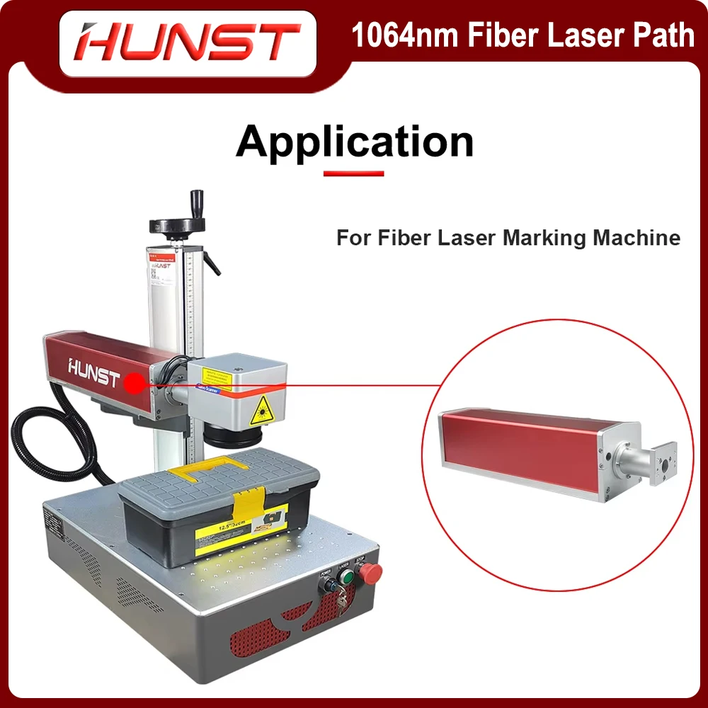 HUNST Fiber Laser Path Blue  Standard Path Housing Rayucs MAX JPT Interface for Laser Marking and Engraving Machine