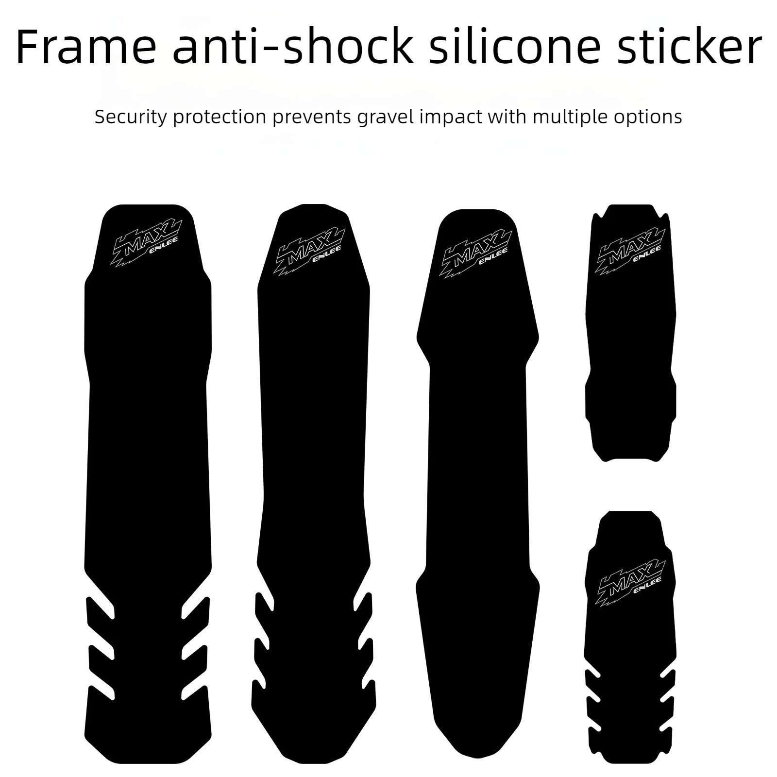 

ENLEE Mountain Downhill Frame Lower Tube Guard Anti-collision and Scratch-proof Silicone Protective Sticker