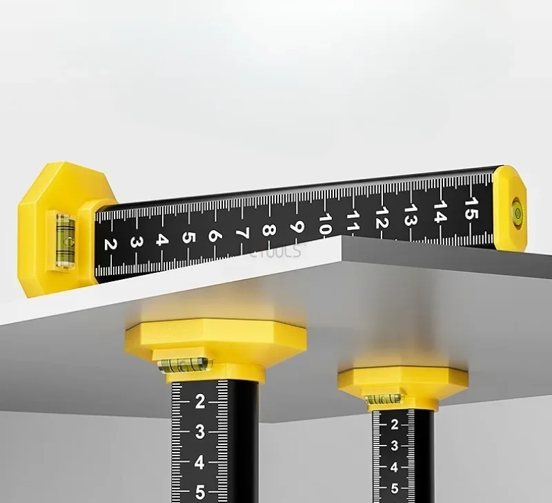 Light Steel Keel Suspended Ceiling Leveling Special Ruler Equal Height Level Ruler Dual Purpose Magnetic Wall Past Tile Lay Tool