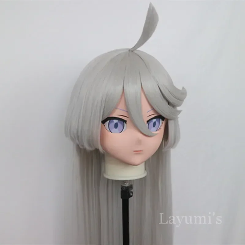 (B33) Handmade Custom Role Full Head Mask with Backshell Crossdressing Silicone Anime Miorine Rembran Kigurumi Mask Cosplay