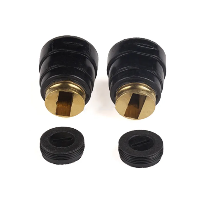 2pc Power Tool Parts Carbon Brush Cover with Brush Holder Rubber Nut  Holder Caps Case Angle Grinder Universal Accessories