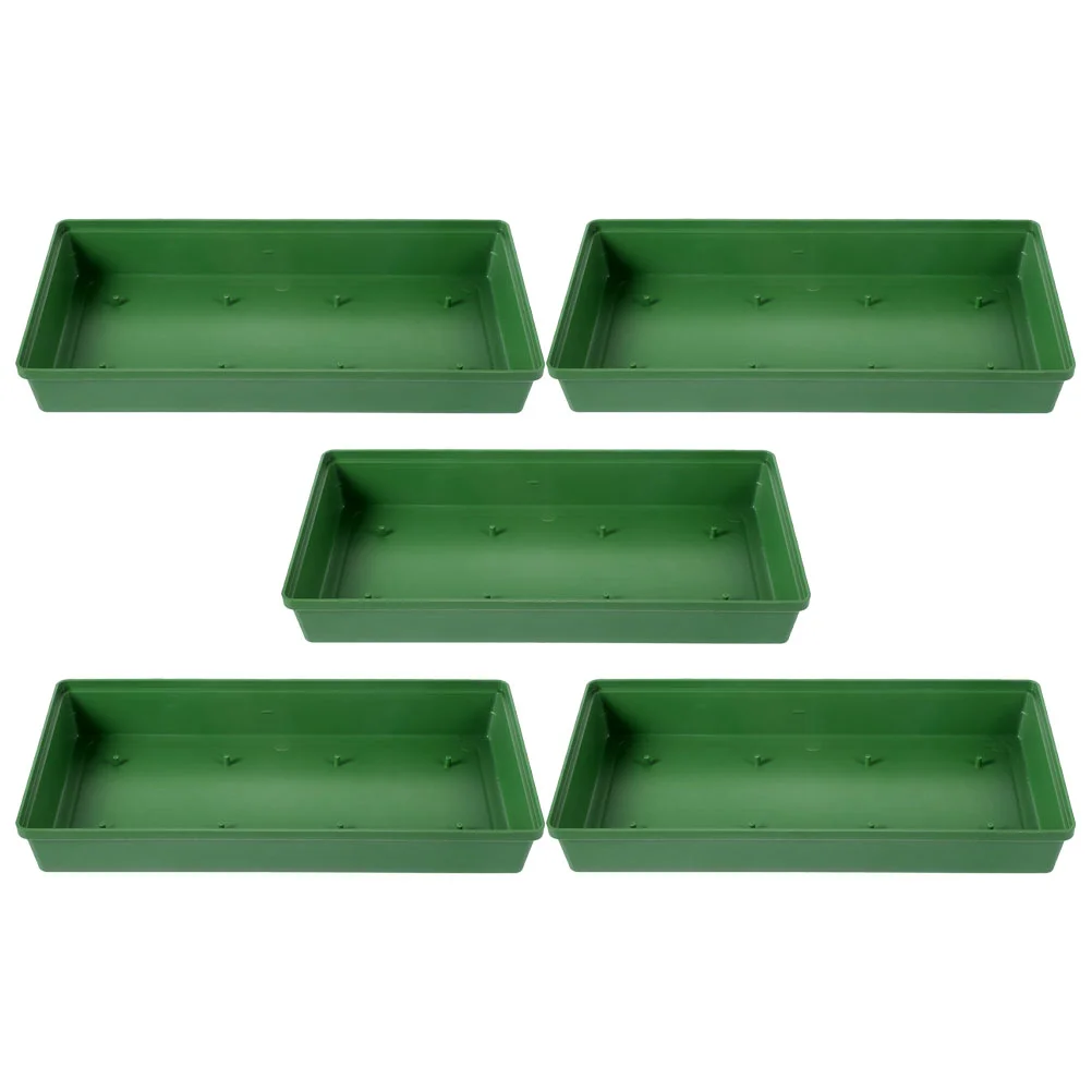 

5 Pcs Flower Mud Fixing Plate Foam Trays Floral Arrangements Plastic Holder Supplies