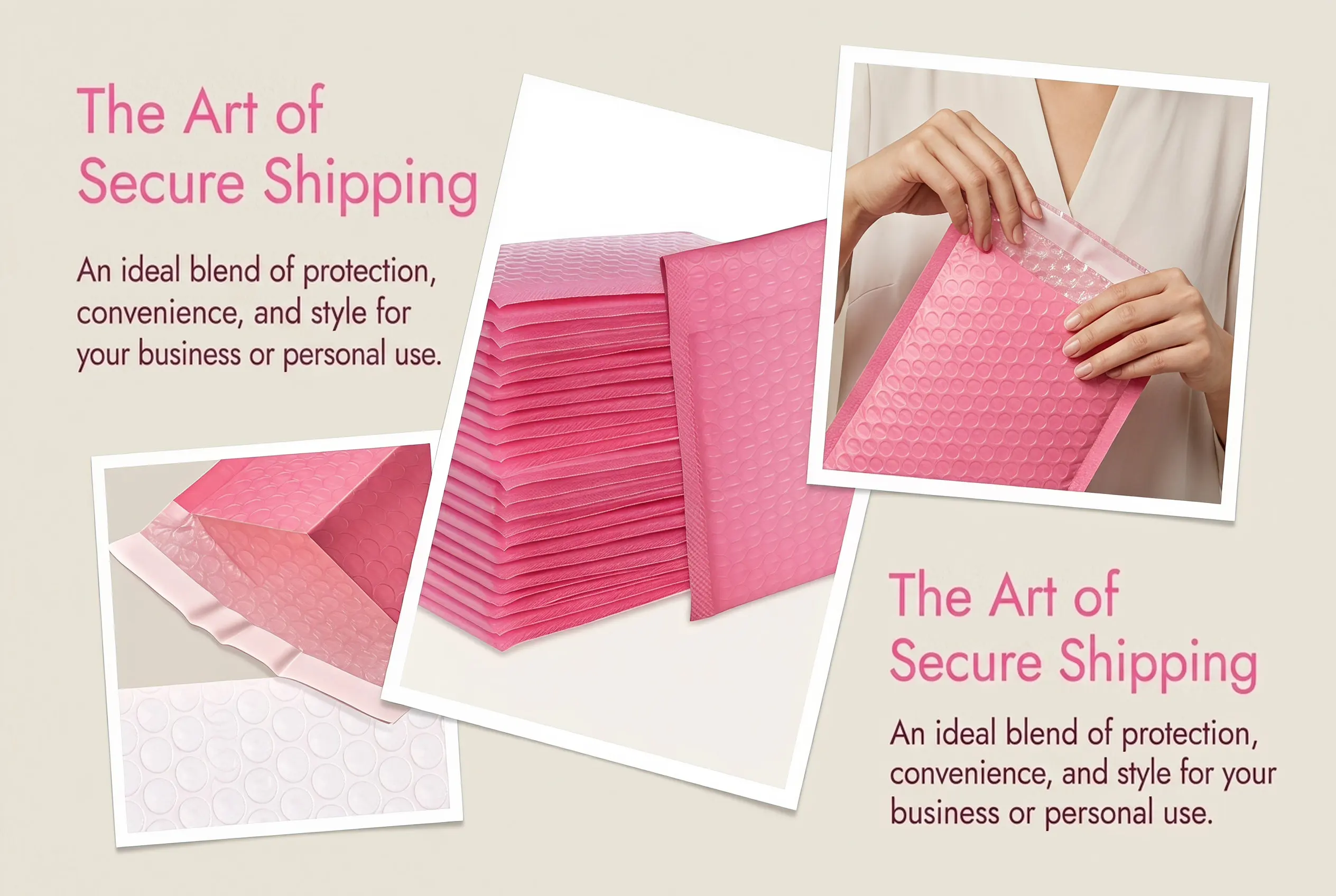30 Pcs Packaging Bags for Shipping Bubble Pouches Envelopes Mailing Mailers Mini