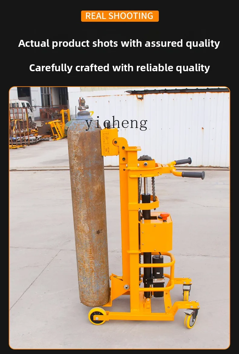 

LX Transport Cart Gas Cylinder Lightweight Hydraulic Push Cart