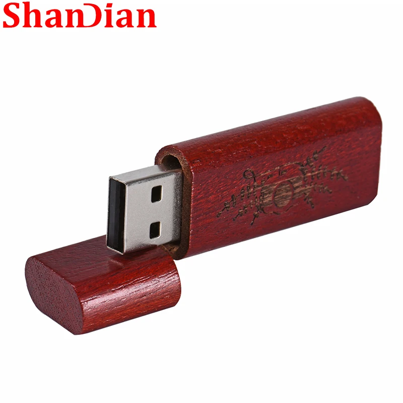 Personalized Flash Drive 64GB Free Logo Wooden Pen Drives 32GB Maple Free Key Ring Memory Stick 16GB USB 2.0 U Disk 8GB 128GB