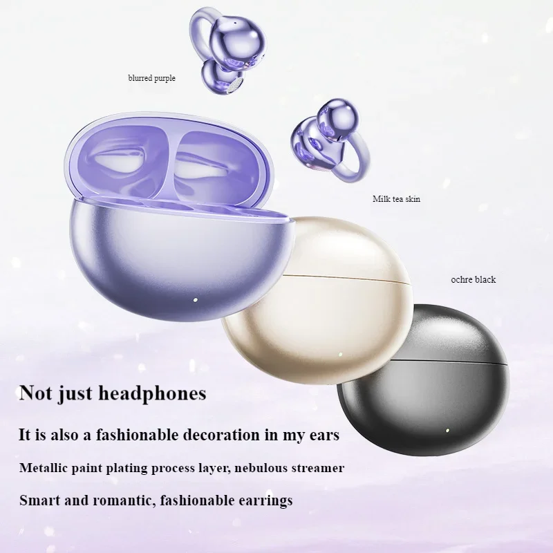 

Intelligent Real-time AI Translation High Fidelity Stereo Bluetooth Ear Clip OWS Non in Ear Open High Quality Bluetooth Earphone