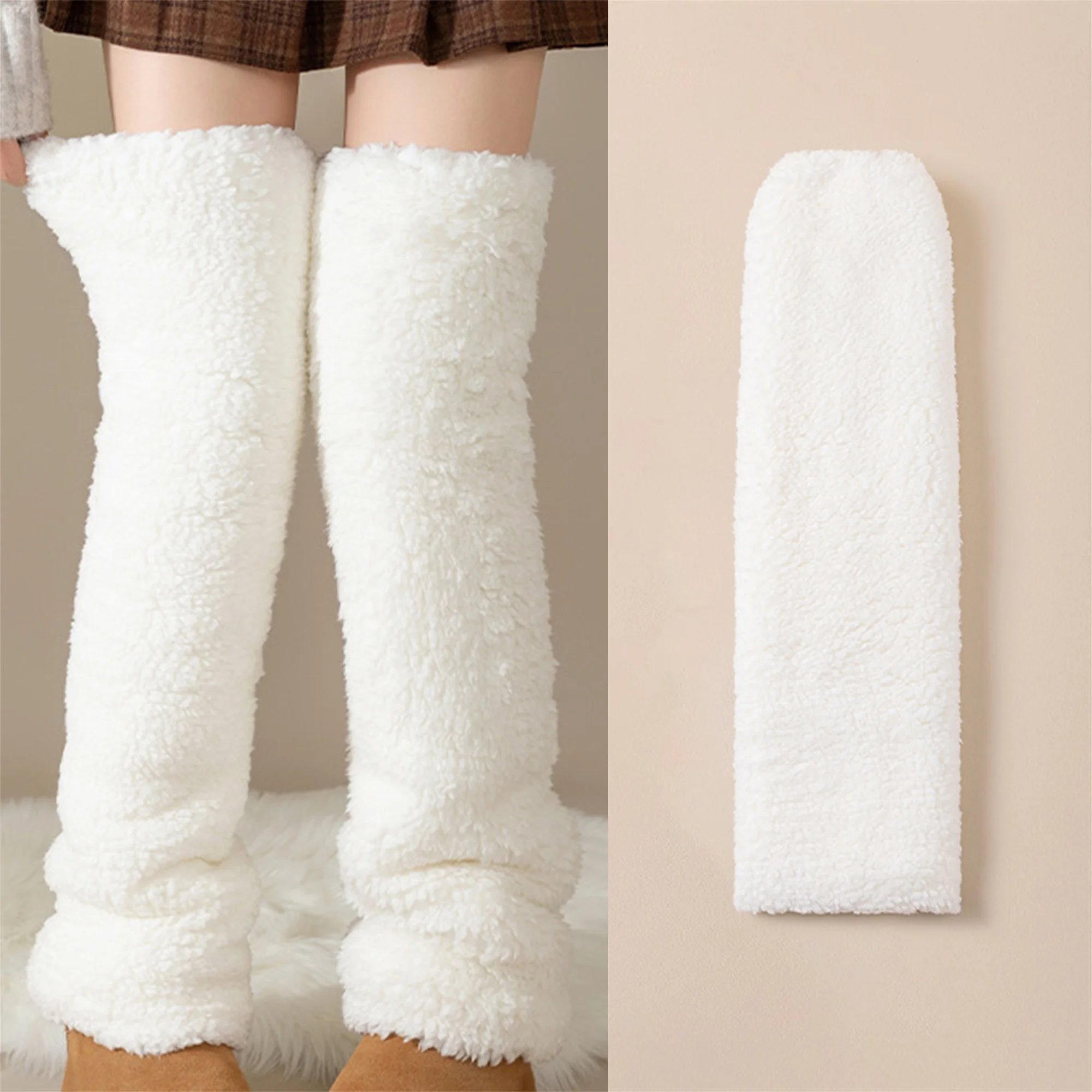 

Женские вязаные гетры, зимние теплые вязаные ботинки с манжетами, мягкие уютные леггинсы, гольфы для холодной погоды