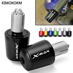 Motorrad Aluminium CNC Handgriffe Bar End Stecker Moto Lenker Kappen Für Yamaha XMAX 125 250 300 400 X-MAX 2016 2017 2018 2019