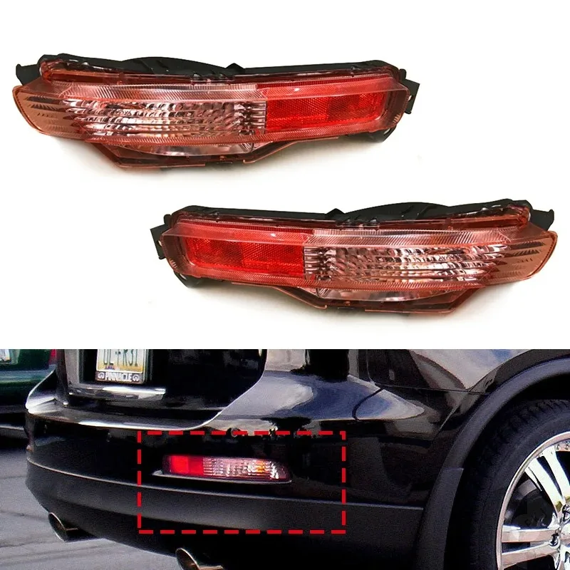 

Задний задний бампер автомобиля Tiy, отражатель, противотуманная фара 265501BA1A 265501BA1C для Infiniti EX35 EX37 QX50 QX80