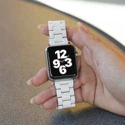 Strap for apple watch band 45mm 44mm 49mm 40mm 41mm 38mm 45 Stainless Steel Buckle correa bracelet iwatch serie 7 6 3 se 8 ultra