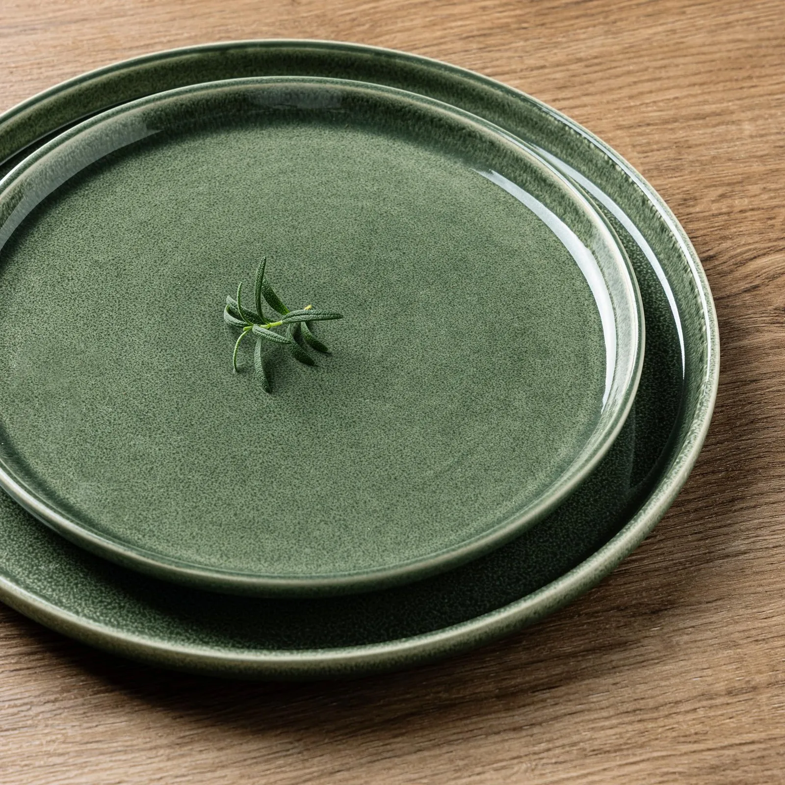 طقم أدوات مائدة سيراميك طقم أواني طعام سيراميك مكون من 4 أطباق طلاء تفاعلي مستدير وأوعية طراز حديث مثالي للاستخدام اليومي #3