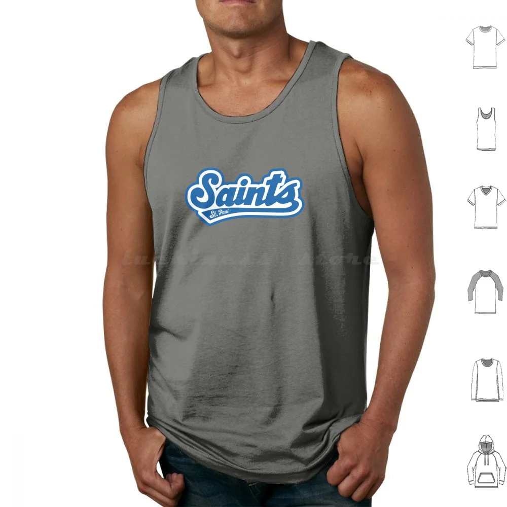 The Saints Icon Tank Tops Vest Sleeveless Baseball Game Home Run Baseball Athlete Home Team Mvp Baseball Pitcher Baseball