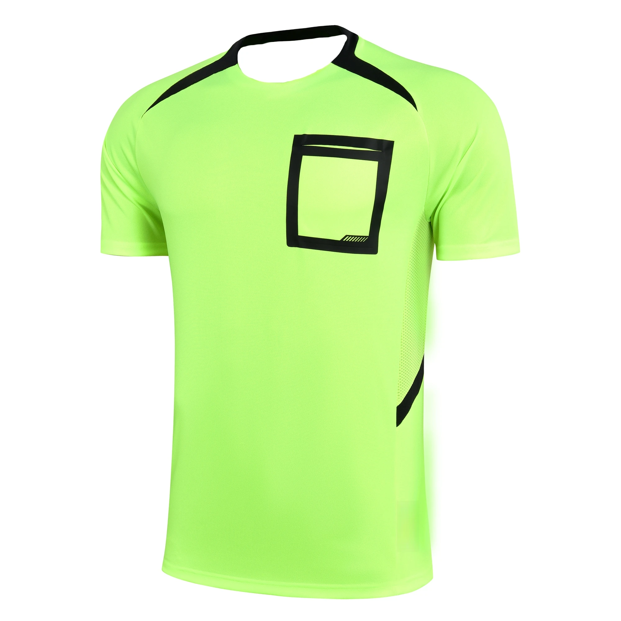 T-shirt D'arbitre Football 2025 Pour Homme – Manches Courtes – Idéal Pour Halloween Ou Match