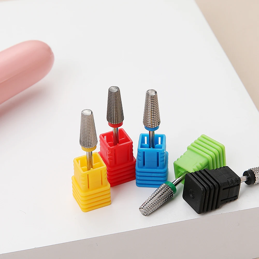 Brocas de carboneto de tungstênio para unhas, fresa profissional, cabeça de moagem para remover acessório de broca de unhas, ferramenta de manicure, 1 peça