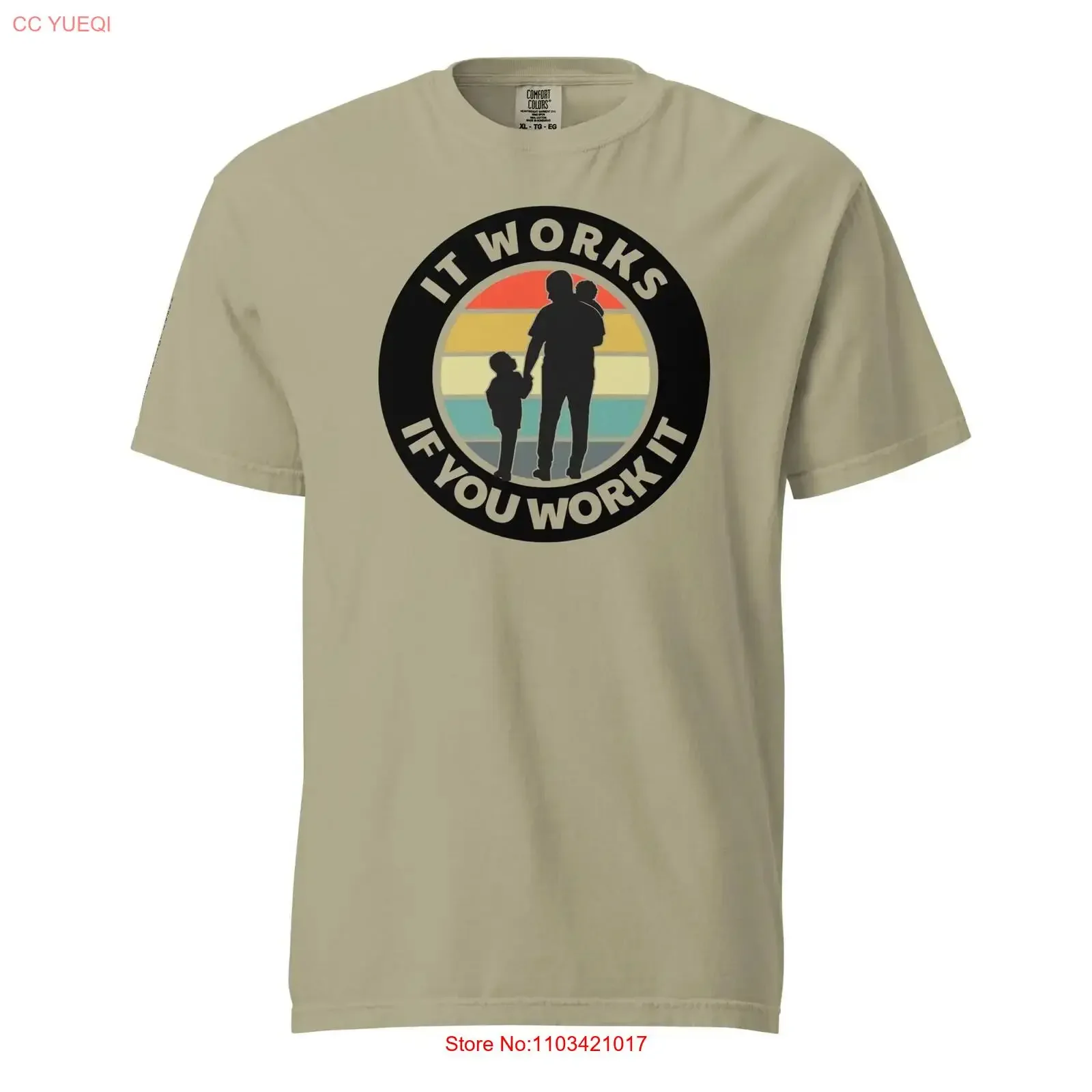 Camiseta Vintage Premium para Hombre con la Frase: Si Trabas, tu Padre Trabaja con sus Hijos - AA NA Al Anon Recovery Rehab Clean Sober Milestone