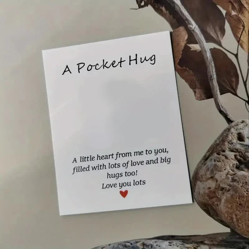 Charming Pocket Hugs - Ideal Valentine\'s Day and birthday gifts, including greeting cards