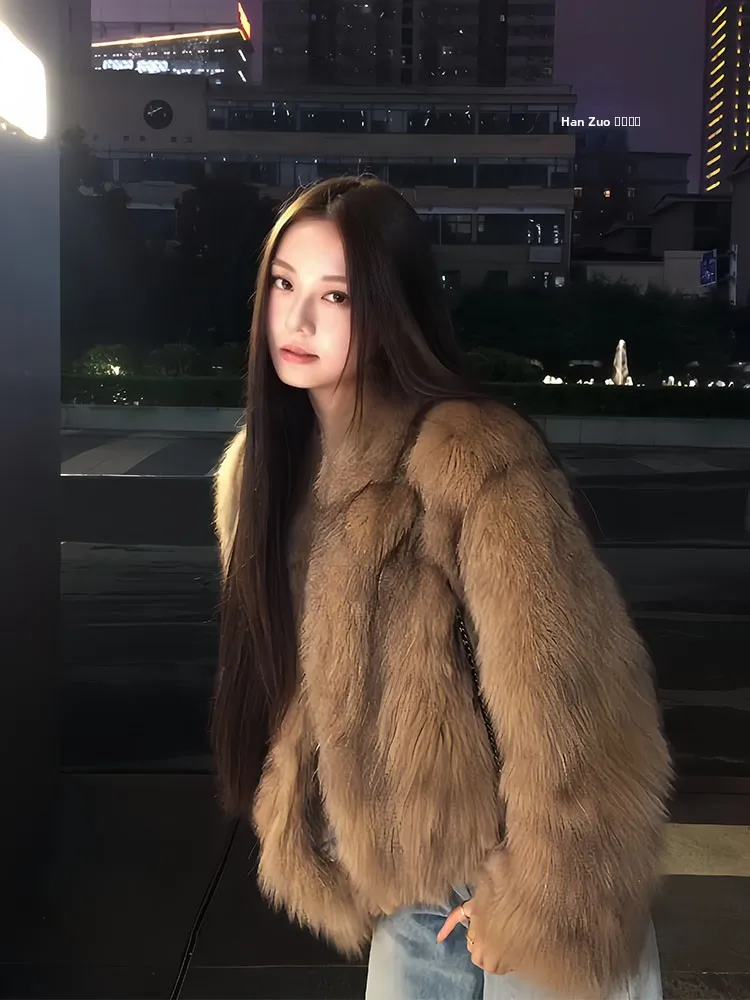 

Новая женская теплая хлопковая куртка-пальто 2025 года с V-образным вырезом и прямым подолом, повседневный стиль