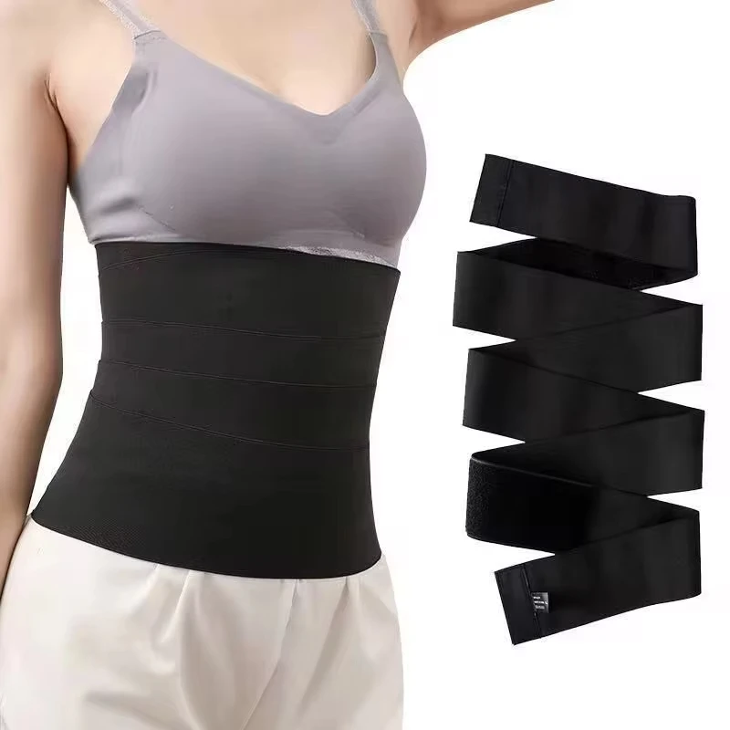 Women Waist Bandage Wrap Trimmer Belt Waist Trainer Shaperwear Tummy Control Slimming Fat Burning For Postpartum Sheath Belt