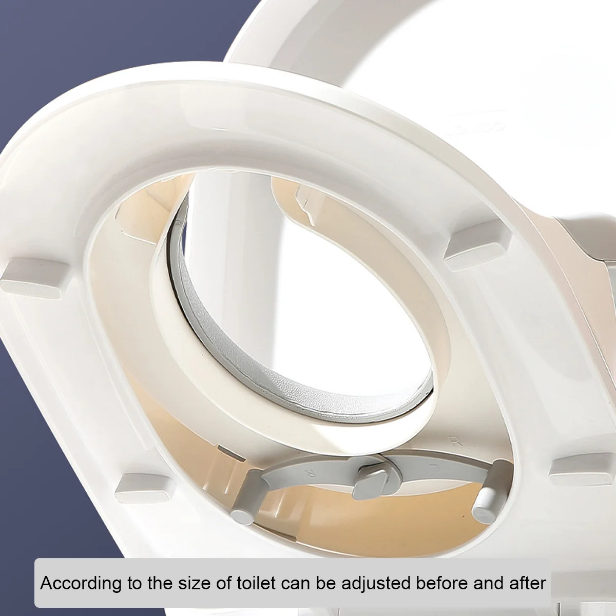 قطعة واحدة من مقعد تدريب المرحاض للأطفال الصغار، مقعد قعادة أطفال ملون خفيف الوزن مع مقابض قبضة للاستخدام الآمن وسهل الحمام للأطفال #4