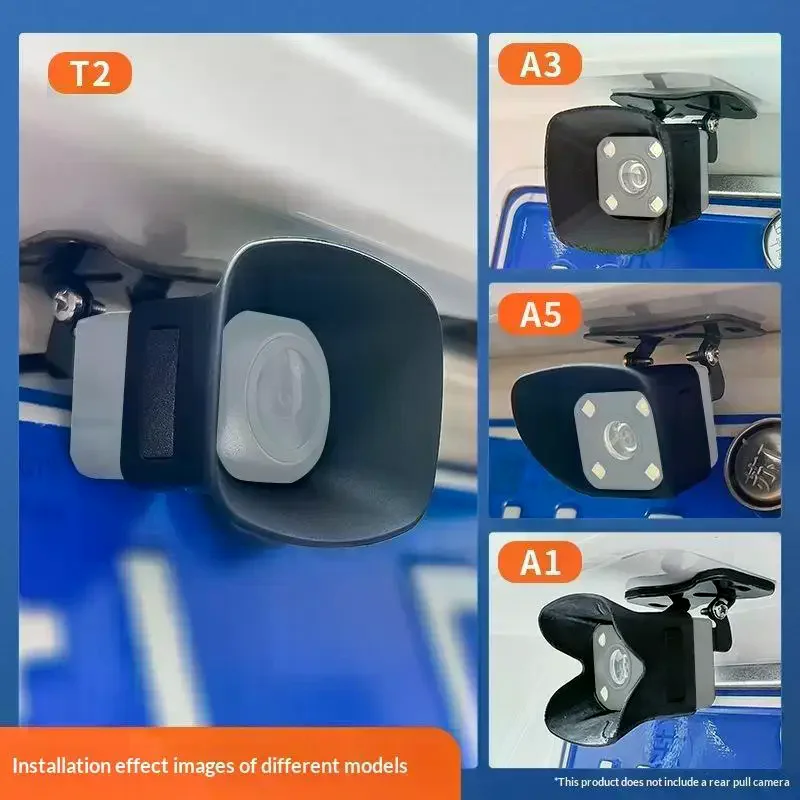 Universal Car Rear View Camera Waterproof Cover Silicone Ield Rain Bloing Bumper Suitable For Wide-Angle Square Cameras