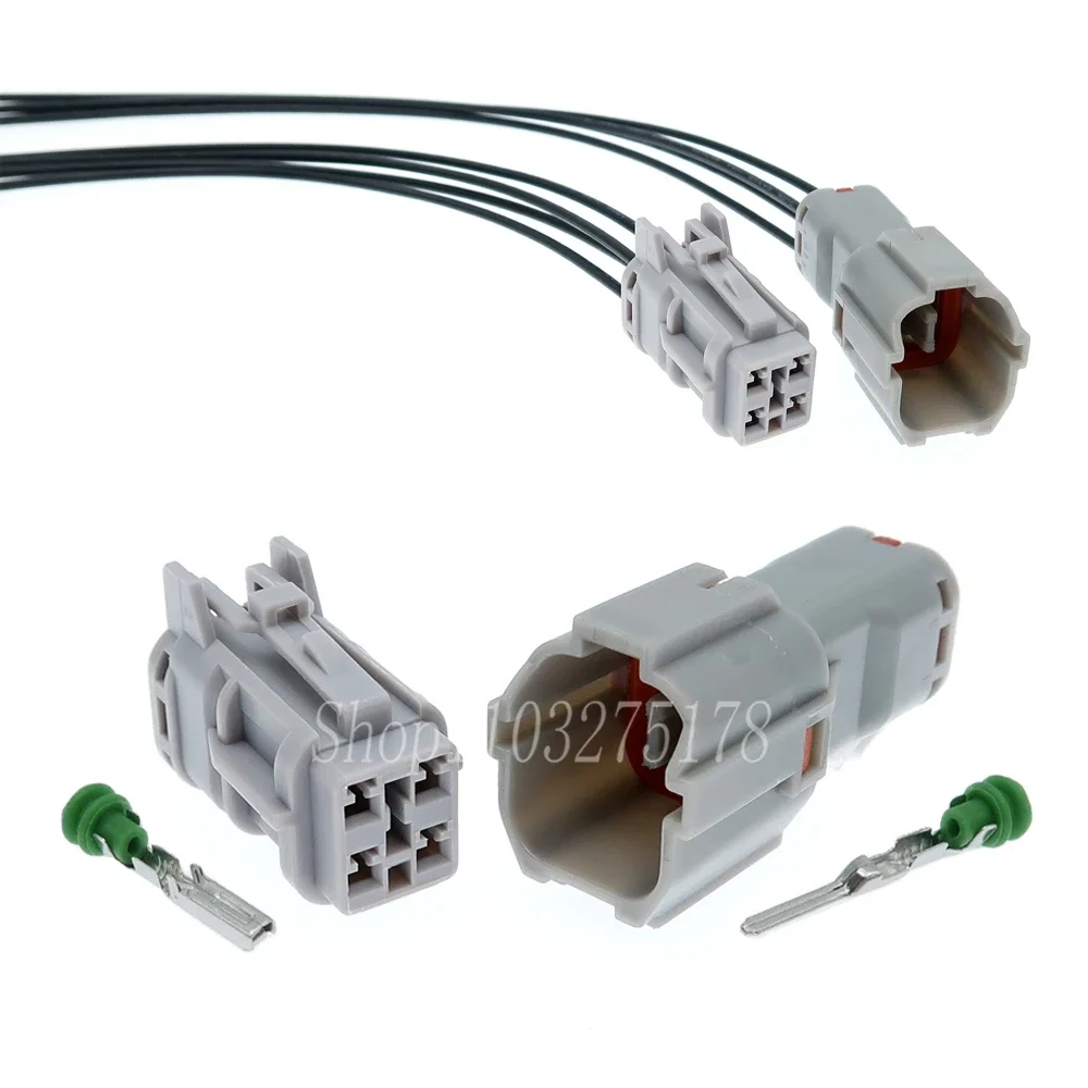1 Set 4 Pin 7222-7444-40 7123-7444-40 MG640333 MG610331 Car Lights Waterproof Socket Automotive Wire Connector