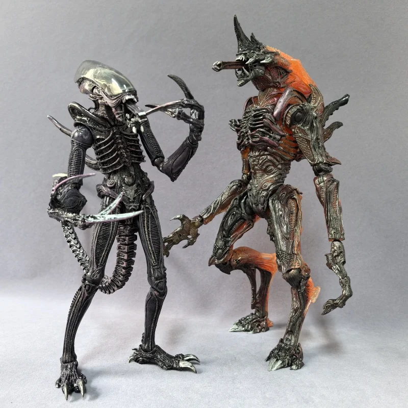 

Нека Чужой против. 7-дюймовая фигурка Хищника — позовая модель Носорога инопланетянина Ксеноморфа (настольная коллекционная модель)