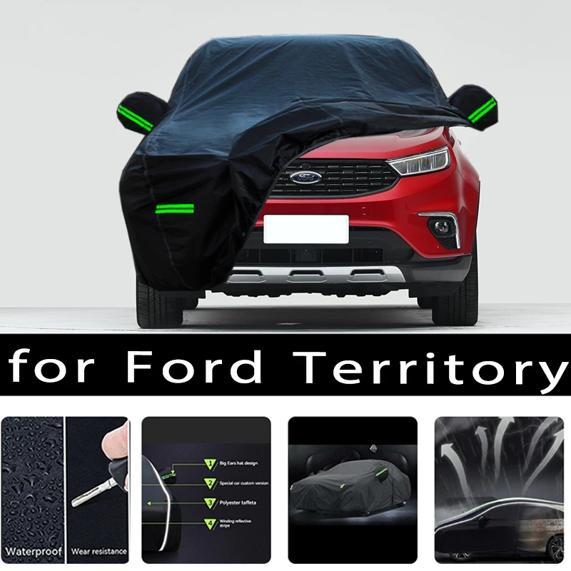 

For Ford Territory Outdoor Protection Full Car Covers Snow Cover Sunshade Waterproof Dustproof Exterior Car accessories