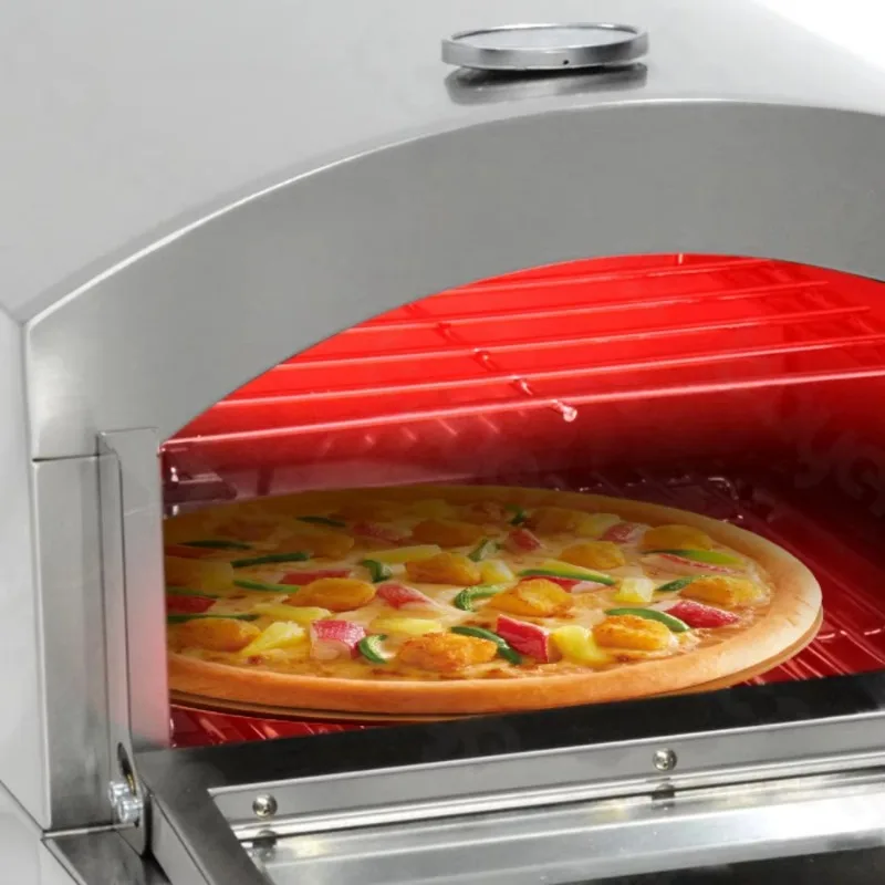 

Commercial Single Layer Pizza Oven Pizza Bakery Kitchen Equipment Electricity One Deck Pizza Oven For Restaurant