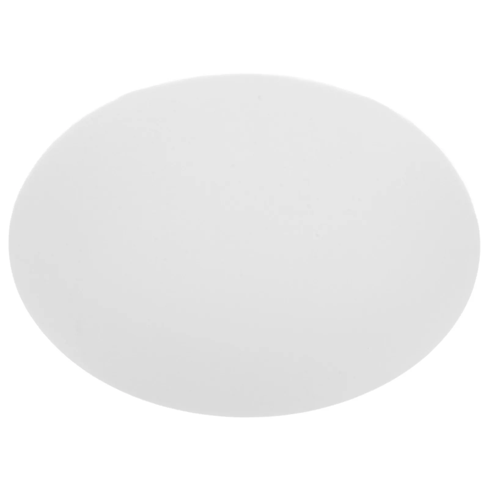 150Mm White Glass Globe Lamp Shade Flat Oval Frosted Diffuser Soft Light for Ceiling Pendant Wall Light Fixture Replacement
