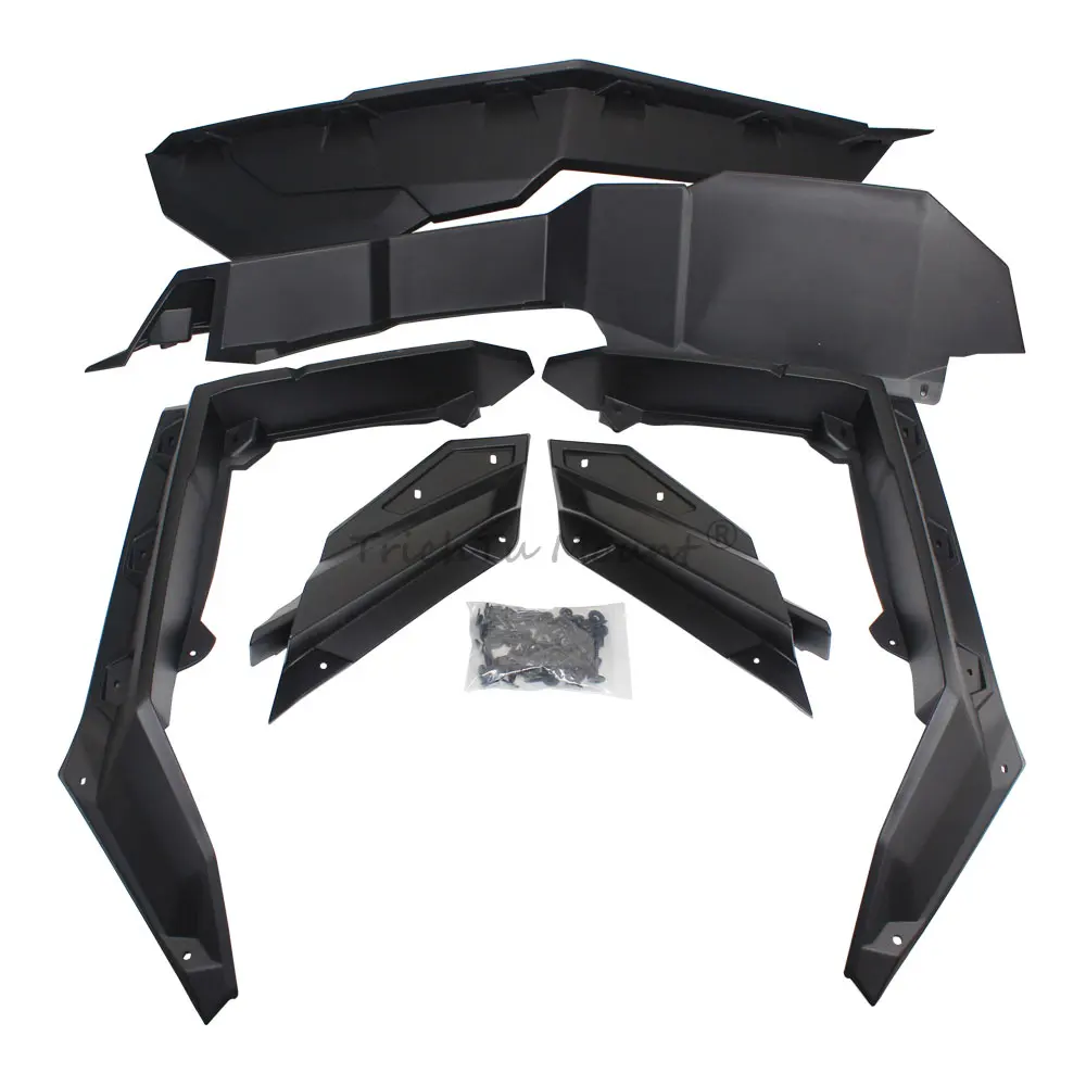 For Can-Am Maverick X3 Max DS RS XRS XRC XMR Turbo RR 17-2024 UTV Front Rear Fender Flares Mud Guards #71500297 - view 5