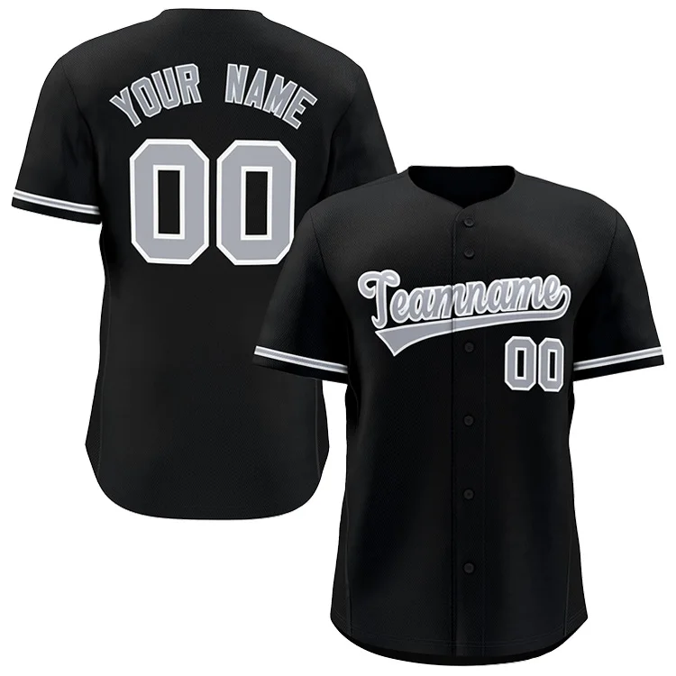 Blank Solid Color V-Neck Button Sports Baseball T-shirts Sublimated Heat Printed Mesh Breathable Retro Men's Baseball Jersey