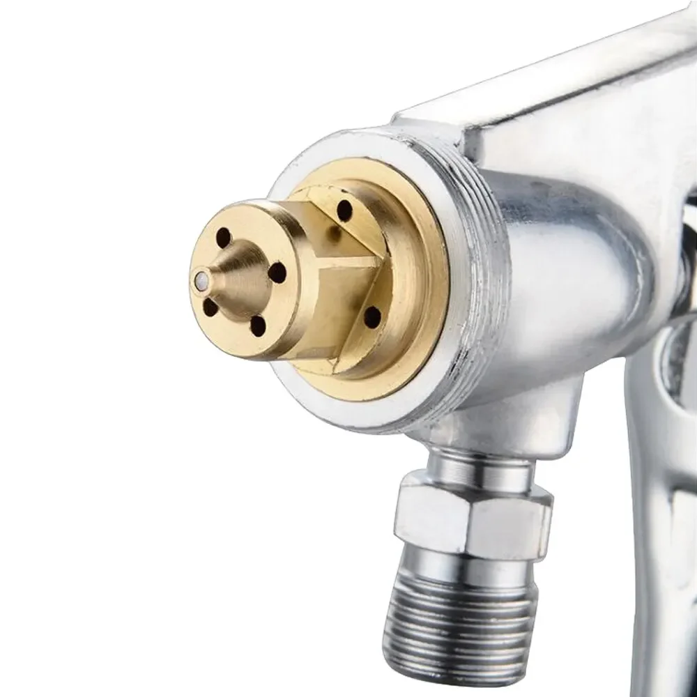 D5 F-75 Adjustable Color Spray Gun Spraying Tool with 1.5mm Nozzle Cup Silver Handle for Automotive Furniture Part Painting Tool