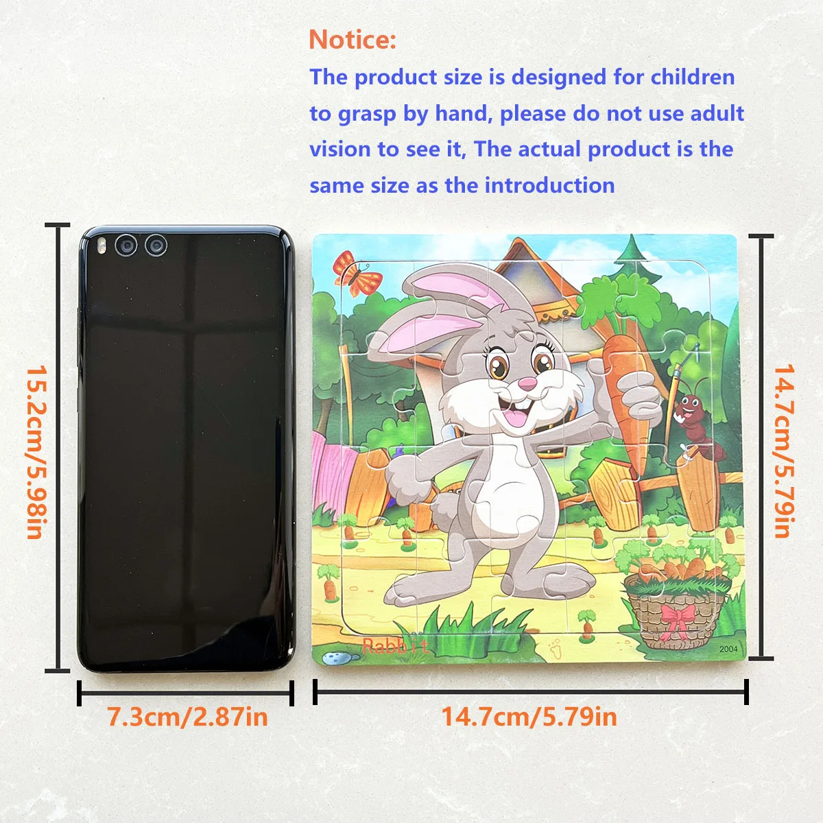 1pc 14.7cm jogos de quebra-cabeça de madeira para crianças dos desenhos animados animais carta padrão quebra-cabeças crianças aprendendo brinquedos educativos de madeira