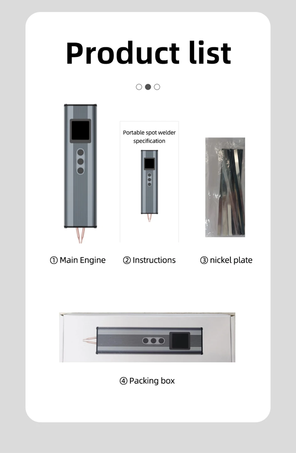 11-Gang-Punktschweißgerät, tragbar, handgehalten, Mini-Digitalanzeige, Schweißen, verstellbare Maschine, automatische manuelle Batterie, Haushaltsreparatur – Detail 10