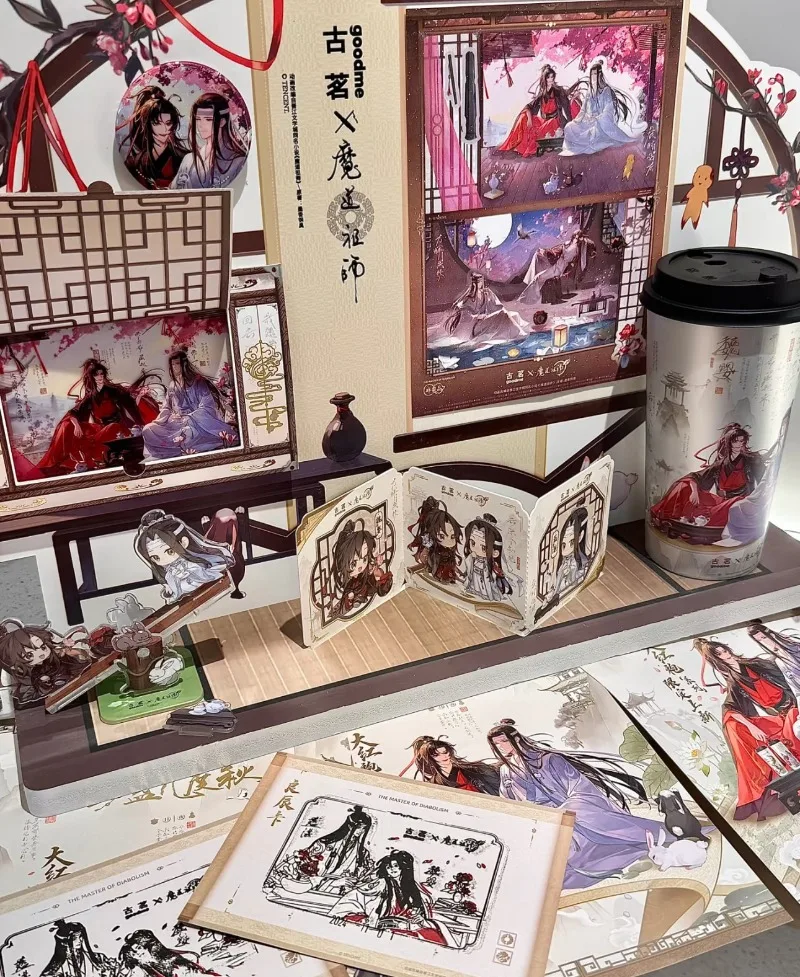 Guming xGrandmaster do Colaboração Demoníaca Colaboração Acrílico Crachá Comemorativo Saco Isolado Cartão Transparente Adesivo Copo