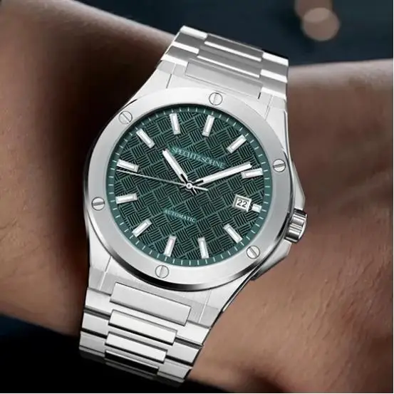 New Fashion Specht & Söhne Watch 38MM Japan Miyota Automatic Mechanical Watches For Men Green Color Stainless Steel Gifts For Me