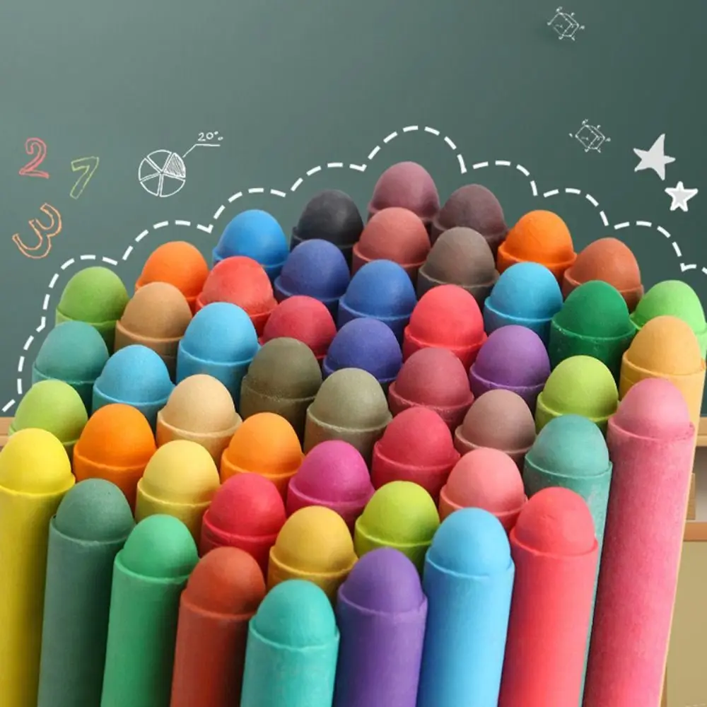 Colored Water-soluble Chalk Non Dirty Hands Blackboard Graffiti Painting Solid Water Chalk Erasable Blackboard Writing Tool