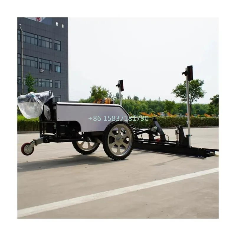 Laser Screed Machine Double Wheel Concrete Floor Self Propelled Laser Screed Warehouse Paving Cement Floor Leveling Laser Screed